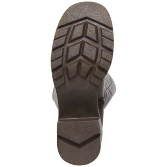 STEVE MADDEN Womens Brown Gyrate Square Toe Block Heel Leather Riding Boot 37 - Picture 4 of 4